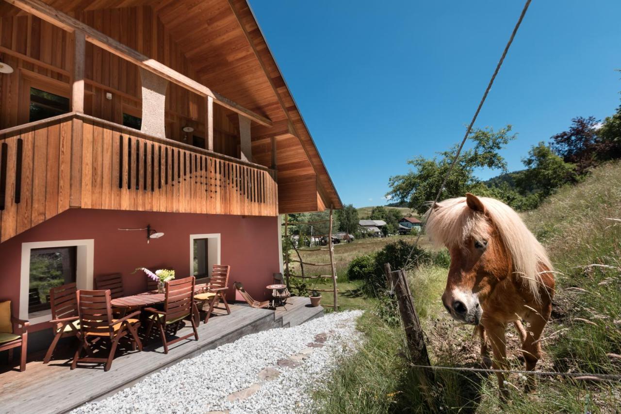 Homestead Farm Tesnak Gorenja Vas  ภายนอก รูปภาพ